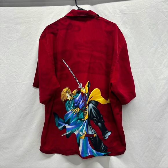 J/E/T STRTWR Jet Streetwear Vintage Anime Button Down Shirt Size XL - Picture 2 of 5